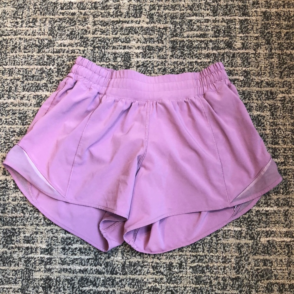 Lululemon shorts size 4 TALL in purple